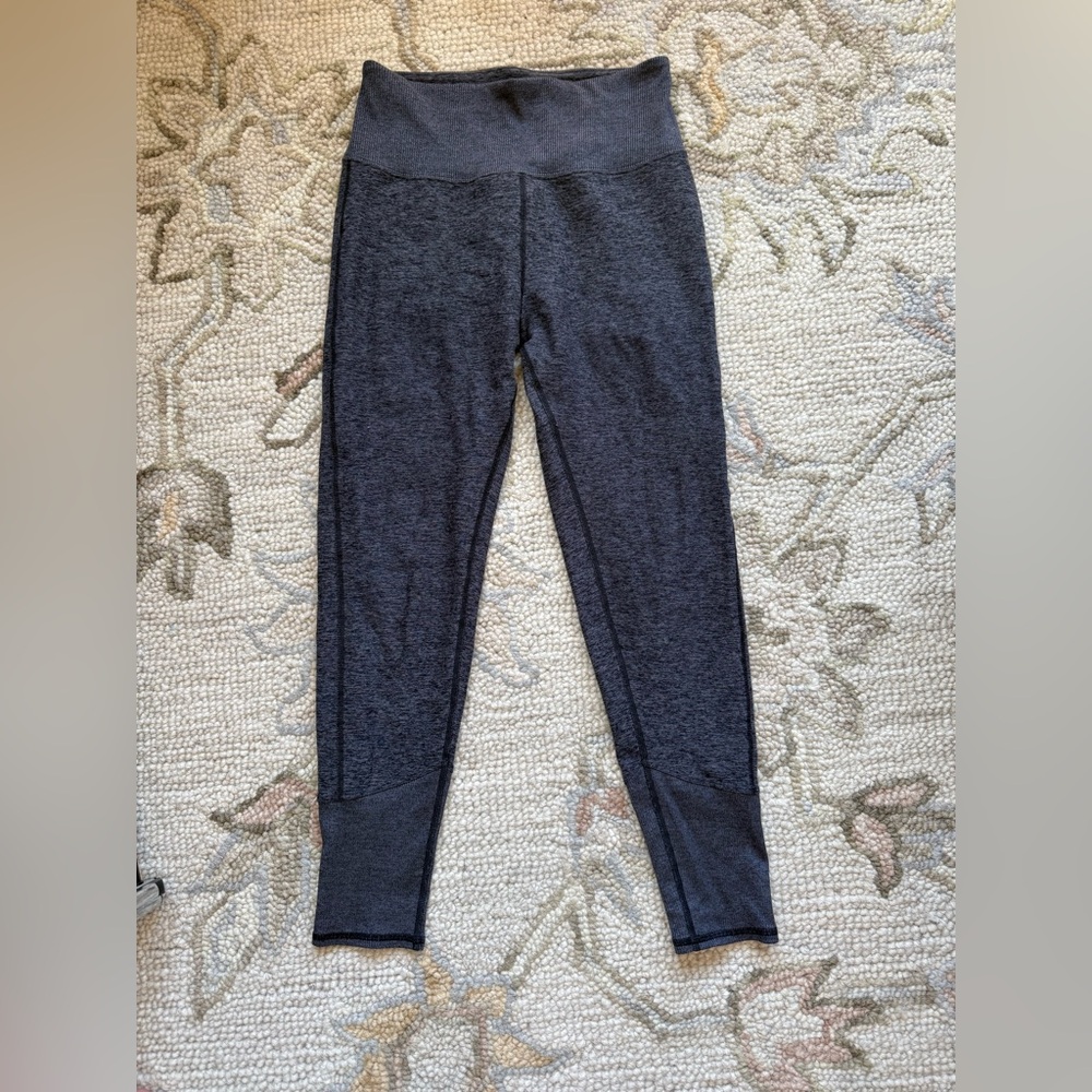 ALO Alosoft Dark Gray High-Waisted Leggings